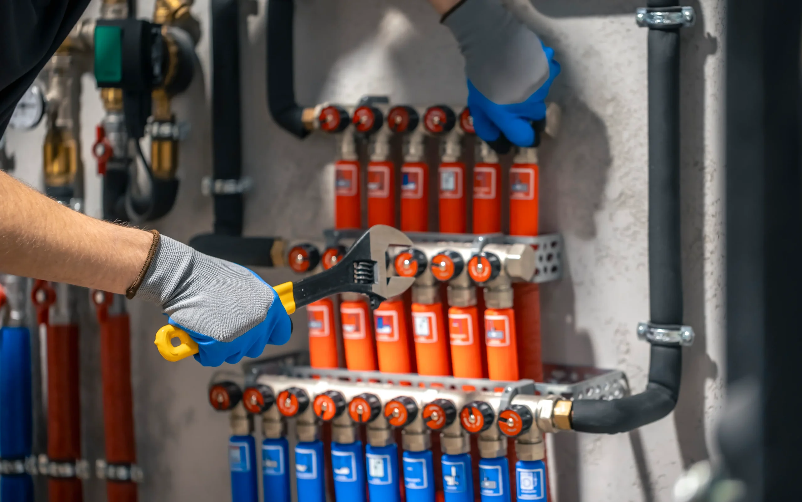 Installation de réseaux pour le gaz et le fioul